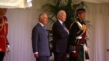 Biden se reúne con Carlos III y Sunak en el marco de su visita a Gran Bretaña