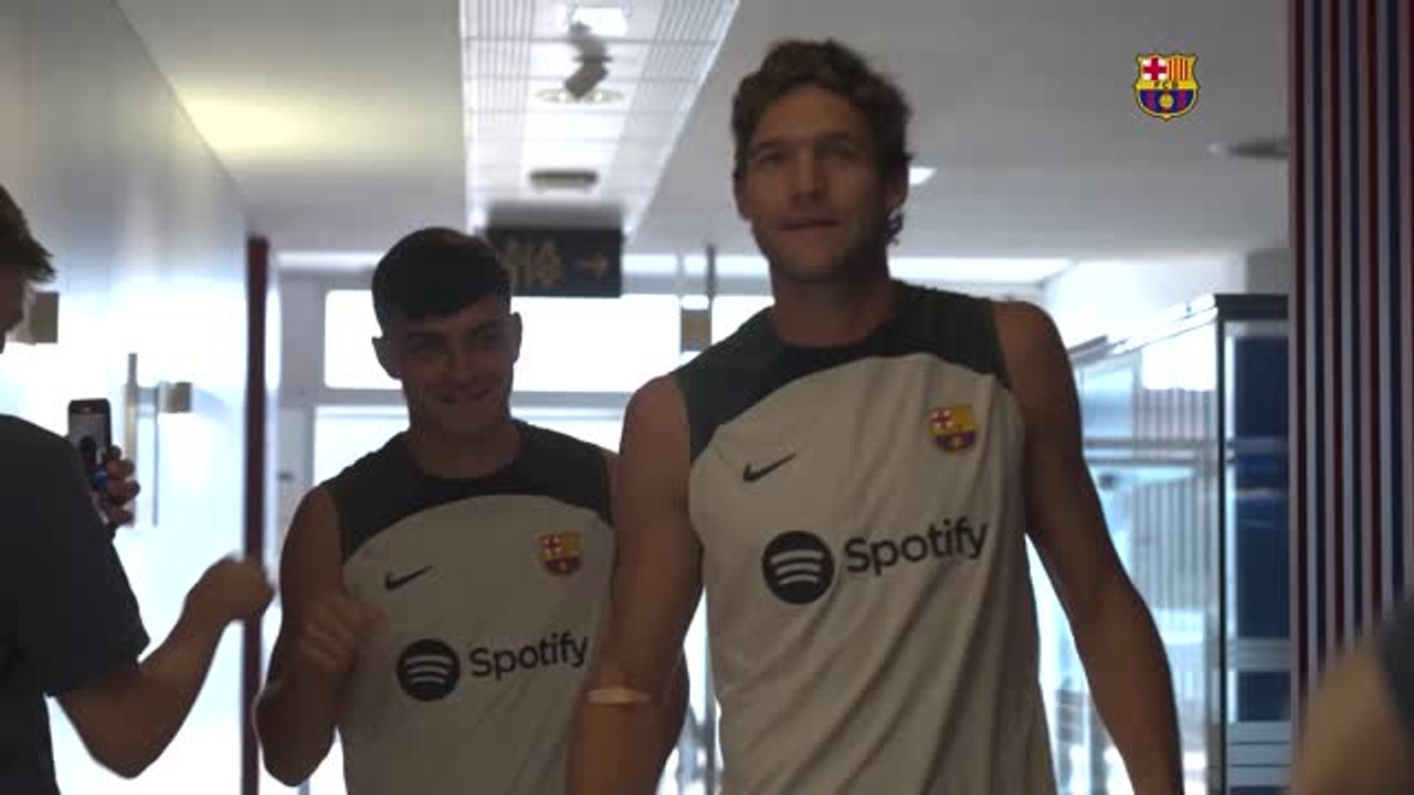 Barcelone - Les champions d'Espagne ont repris