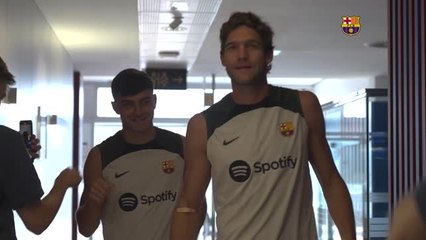 Barcelone - Les champions d'Espagne ont repris