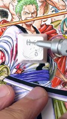 Crocodile de one piece sur mon clavier personnalisé
