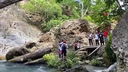Çukurova'nın gizli cenneti Küp Şelalesi hayran bıraktı