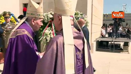 Mattarella ai funerali di Stato di Forlani