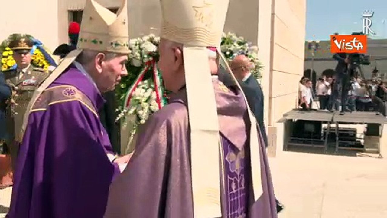 Mattarella ai funerali di Stato di Forlani