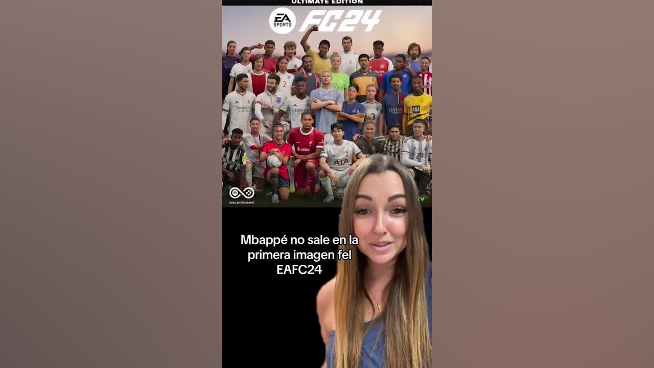 MBAPPÉ no sale en la primera FOTO OFICIAL del EA SPORTS FC 2024 | Diario AS