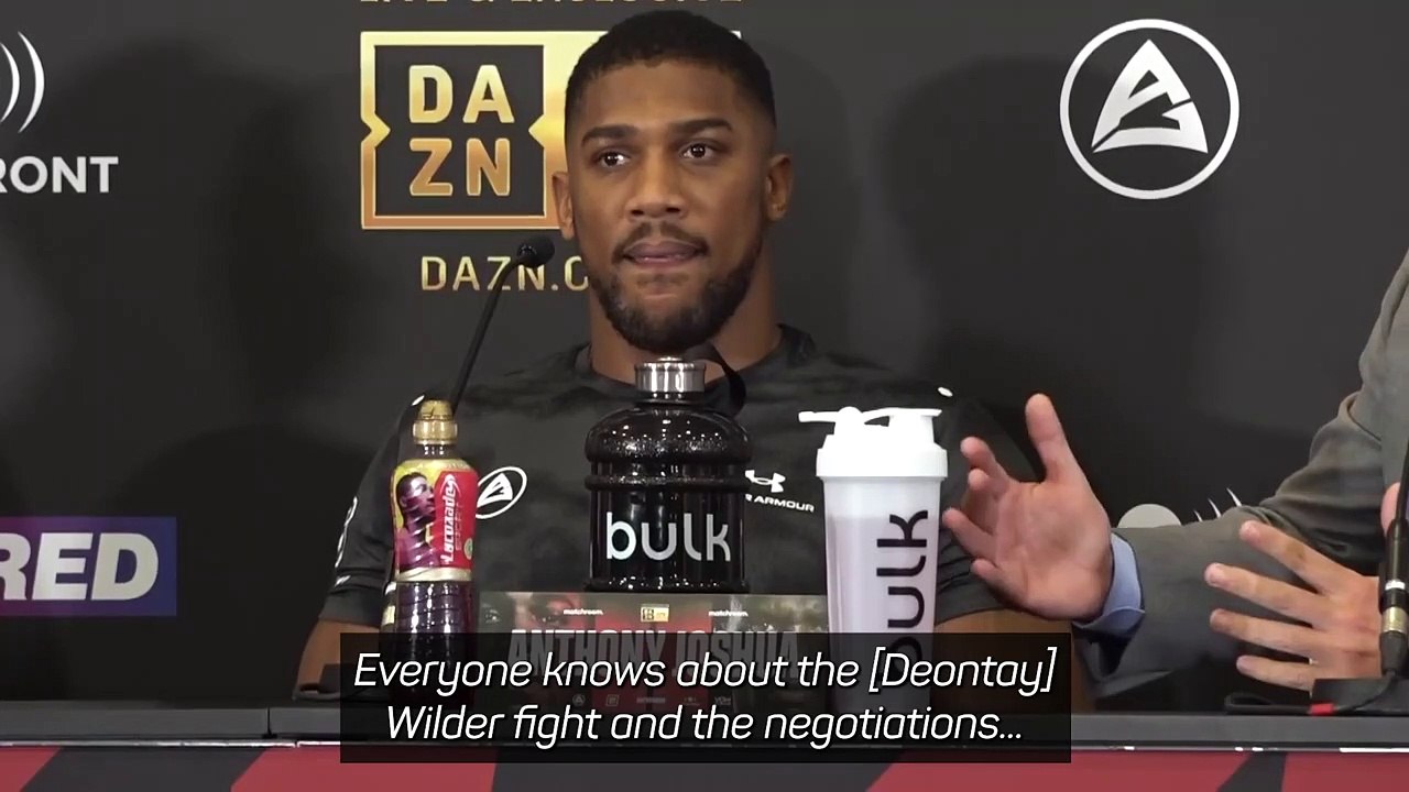 Joshua done waiting for 'time-wasters' Fury and Wilder