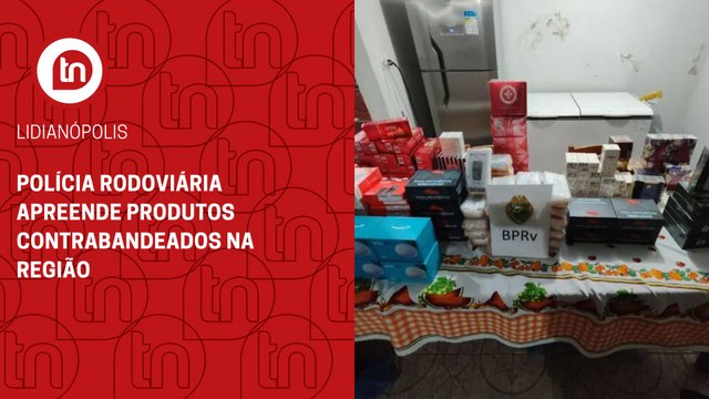 Polícia Rodoviária apreende produtos contrabandeados na região