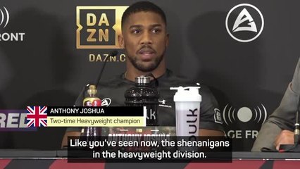 Joshua done waiting for 'time-wasters' Fury and Wilder