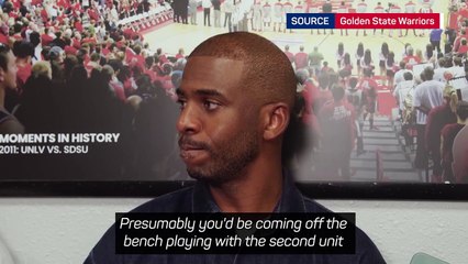 Paul annoyed at Warriors bench questions