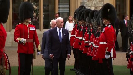 Joe Biden meets King Charles at Windsor Castle as part of flying UK visit