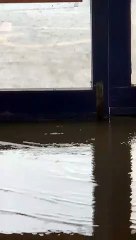 Thurso railway station flooding