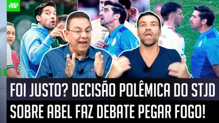 ABSURDO? "MEU DEUS DO CÉU! Agora o Abel Ferreira..." DECISÃO POLÊMICA do STJD em JULGAMENTO! DEBATE!