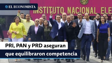 PRI, PAN y PRD aseguran que equilibraron competencia con Morena con registro de candidatos