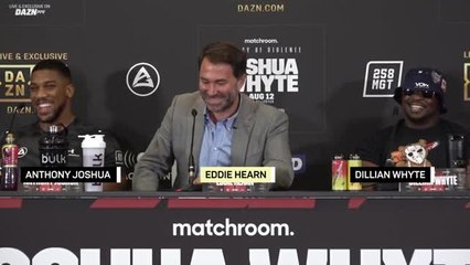 Whyte, AJ and Hearn in hilarious X-rated exchange