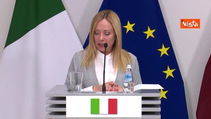 Meloni: Continuare a sostenere l'Ucraina a 360 gradi