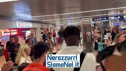 L'arrivo di Bisseck a Linate (10 luglio 2023)