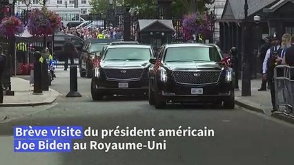 Joe Biden en visite éclair à Londres avant le sommet de l'Otan
