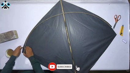 How To Make 2.5 Tawa Kite with gold paper