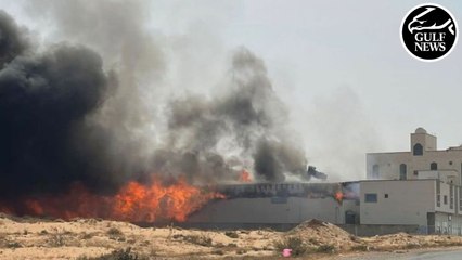 Fire in perfume factory in Umm Al Quwain
