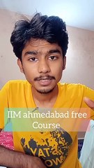 free course on IIM ahmedabad  | #freecourse
