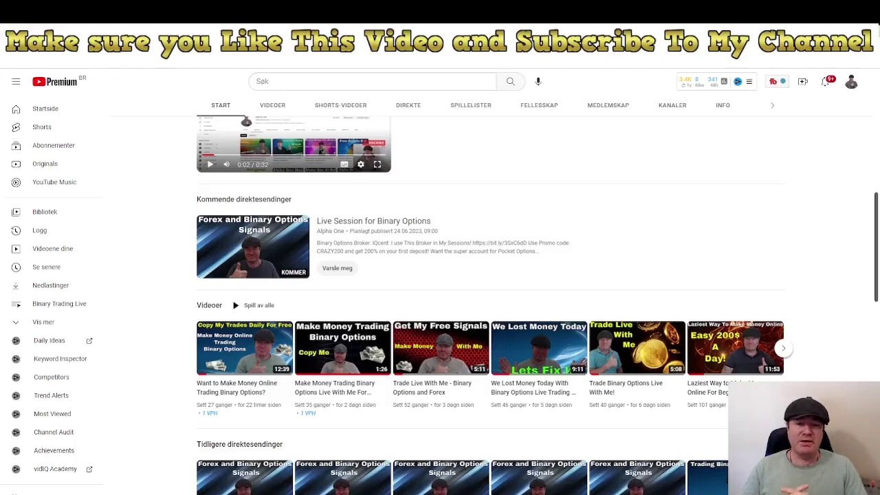 Only Live Binary Options Trades