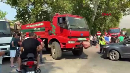 Çanakkale'de dün başlayan yangın hala kontrol altına alınamadı! Köyler tahliye ediliyor