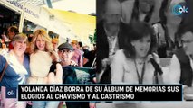 Yolanda Díaz borra de su álbum de memorias sus elogios al chavismo y al castrismo