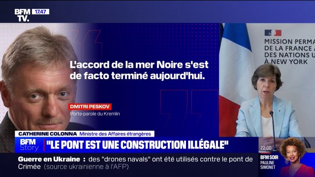 Guerre en Ukraine: Les actions de la Russie placent beaucoup de pays du monde en insécurité alimentaire , pour Catherine Colonna