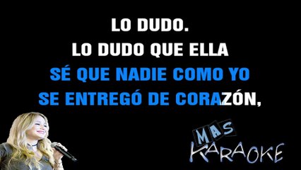 LO DUDO - Karina (karaoke)