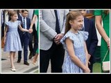 La principessa Charlotte fa il suo debutto a Wimbledon con un vestito blu da £ 169 e un accessorio