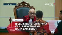 [FULL] Sidang Haris Azhar-Fatia Kasus Pencemaran Nama Baik Luhut: Pemeriksaan Ahli Pidana