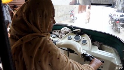 Pakistan: Balochistan's first female rickshaw driver