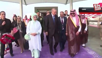 Cumhurbaşkanı Erdoğan Suudi Arabistan'da
