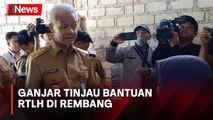 Ganjar Tinjau Bantuan RTLH di Rembang yang Sukses dengan Bantuan Warga