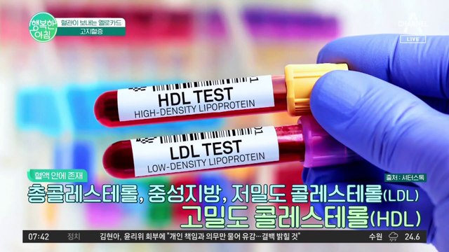 [닥터하우스] 착한 콜레스테롤, 나쁜 콜레스테롤이 있다? 고지혈증 자가진단법 #고지혈증