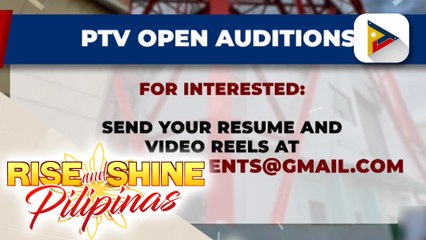 PTV, magsasagawa ng open auditions para sa mga nais maging reporter, host, at content creator