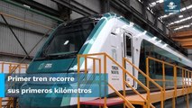 Primer vagón del Tren Maya llega a Cancún para ser ensamblado