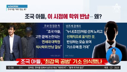 조국 아들, 연세대 석사 학위 자진 반납…왜?