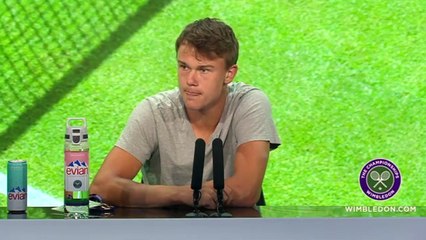 Wimbledon 2023 - Holger Rune : "I remember the double that we played together with Carlos Alcaraz at Les Petits As in 2017"