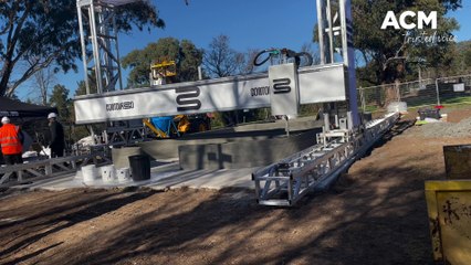 3D Printing of council amenities block | Daily Liberal, July 2023