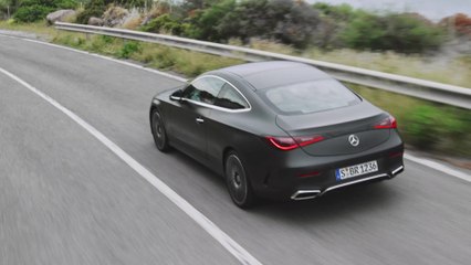 The new Mercedes-Benz CLE Coupé Driving in the country