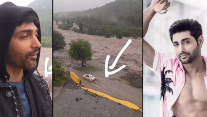 Tv Actor Ruslaan Mumtaz भारी बारिश के चलते पहाड़ी इलाके में फंसे, Share किया Video| FilmiBeat