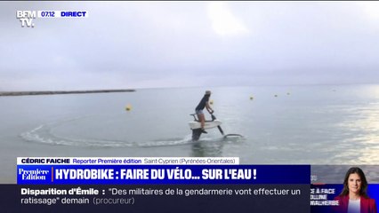 Faire du vélo sur la mer, c'est possible grâce à l'hydrobike
