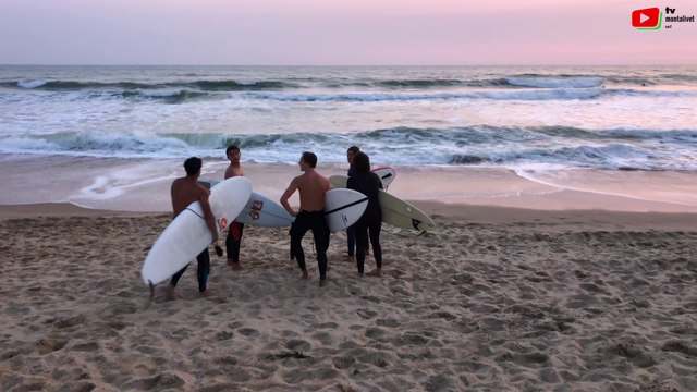 Montalivet | Surfing by Night | Montalivet Surf TV