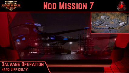 How to Beat C&C Tiberian Sun Nod Mission 7: Salvage Operation - Hard - HD
