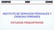 Costos 2023 / CDMX / INCIFO / Estudios Psiquiátricos