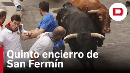 Vuelve a disfrutar el quinto encierro de San Fermín 2023