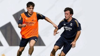 Arda Güler, Real Madrid'deki ilk antrenmanına böyle geldi