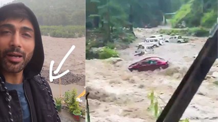 TV Actor Ruslaan Mumtaz Manali Flood Stuck Video Viral, Experience Share करते.. | Boldsky