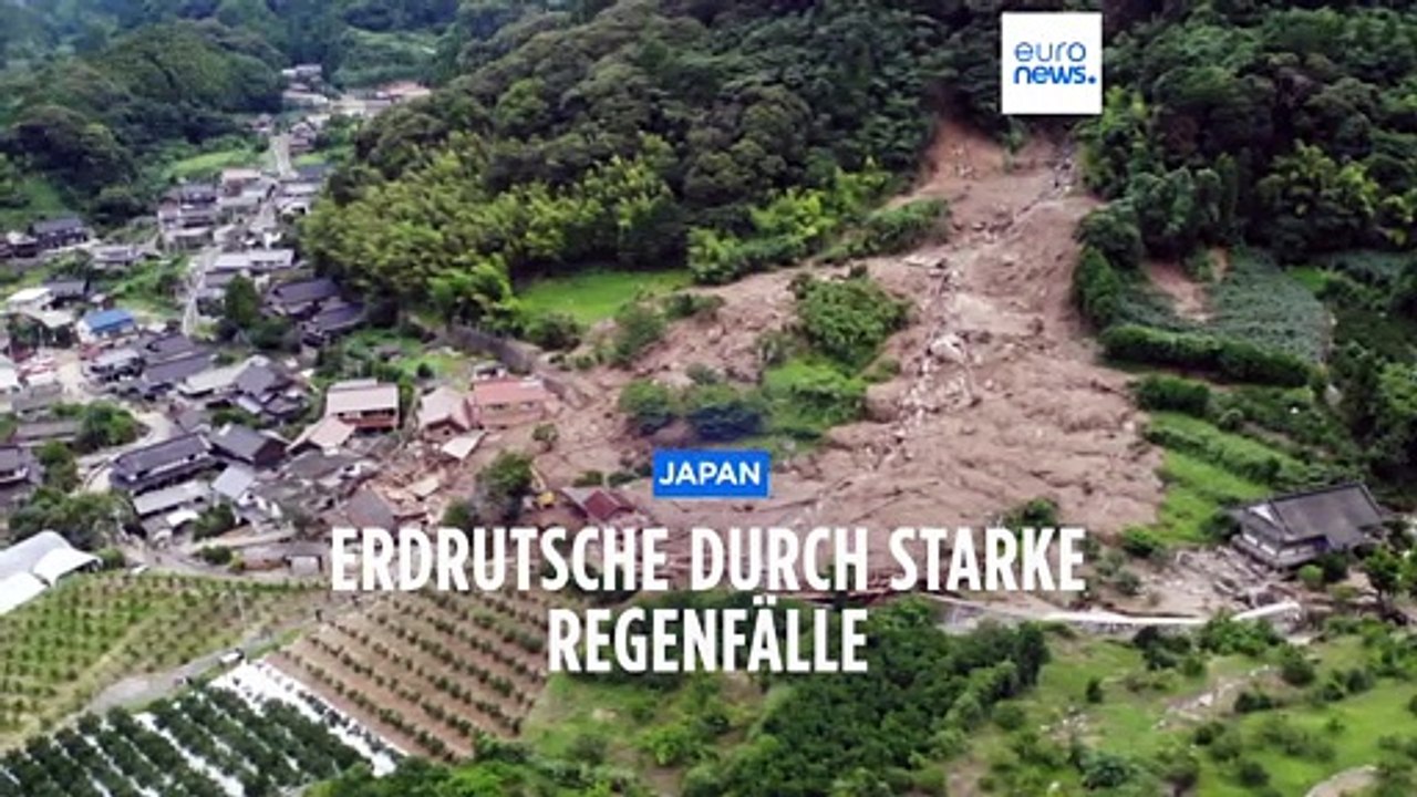 Dauerregen in Japan: Mehrere Tote nach Erdrutschen