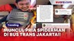 Heboh! Muncul Spiderman di Bus Trans Jakarta, Warganet sampai Tak Habis Pikir